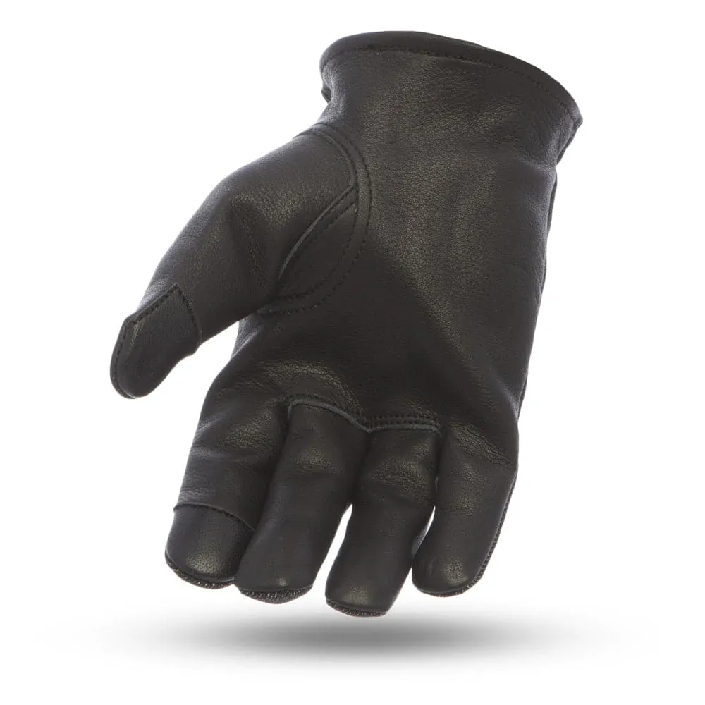 2 Tone Roper Men's Motorcycle Leather Gloves