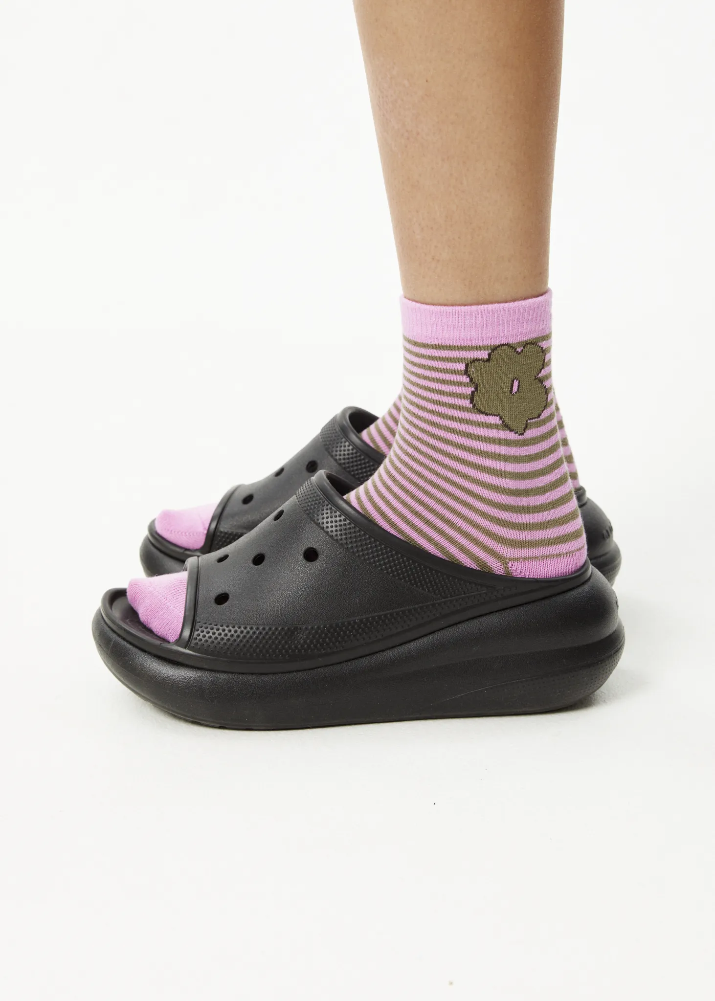 AFENDS Unisex Lily - Crew Socks - Candy