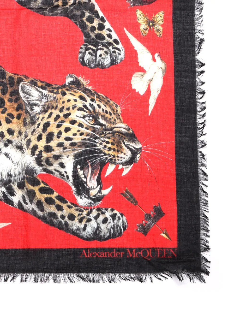 Alexander McQueen Graphic Printed Shawl