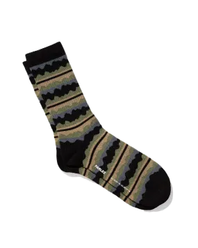 Bancroft Socks in Black Multi