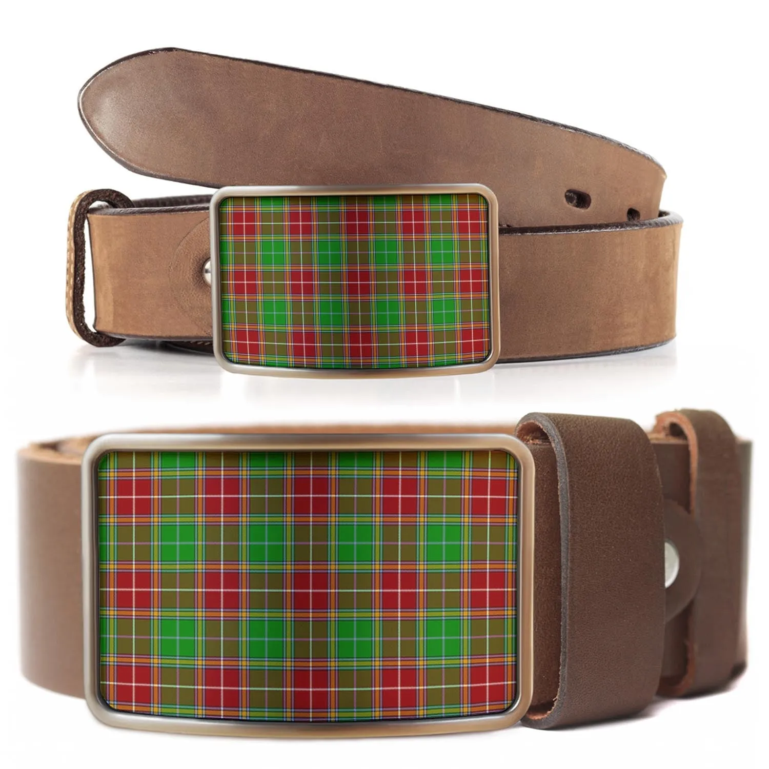 Baxter Modern Tartan Belt Buckles