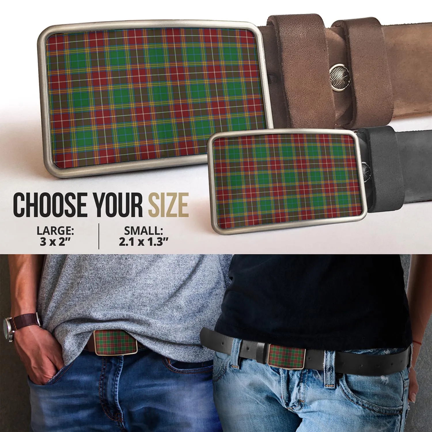 Baxter Tartan Belt Buckles