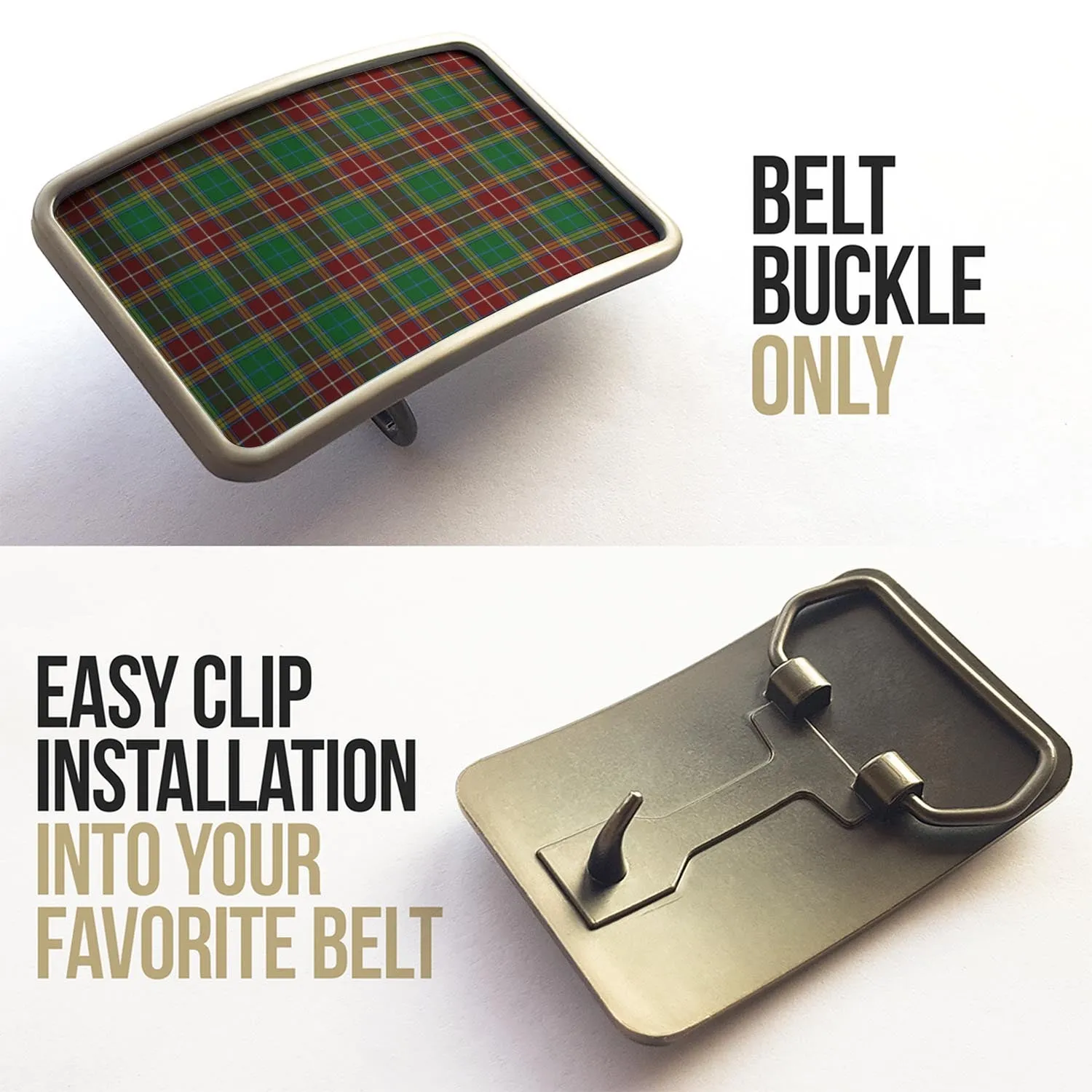 Baxter Tartan Belt Buckles