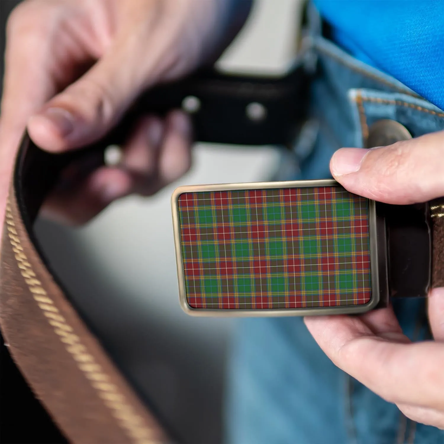 Baxter Tartan Belt Buckles