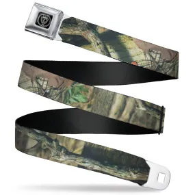 BD Crest Logo Brushed Seatbelt - Mossy Oak Break-Up Infinity Webbing