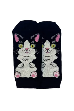 Black Cat Nap Ankle Socks