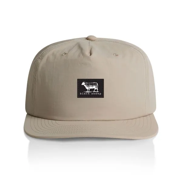 Black Sheep Nylon "Surf Cap" Snapback Hat Taupe