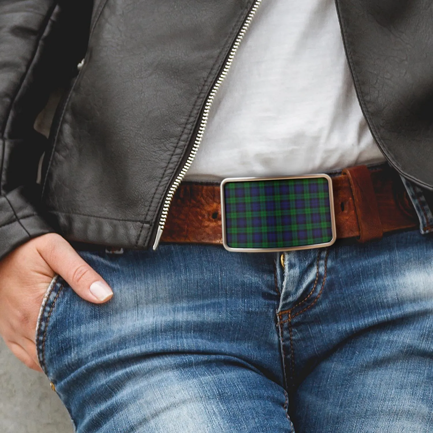 Black Watch Tartan Belt Buckles