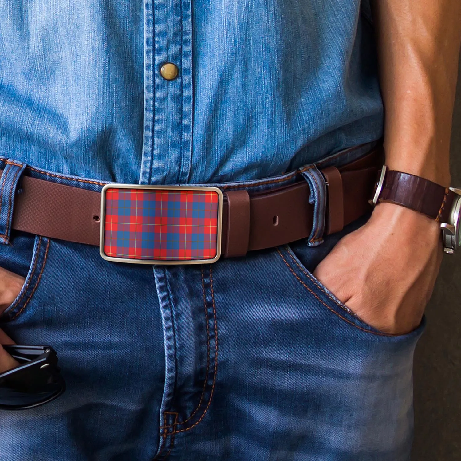 Blane Tartan Belt Buckles