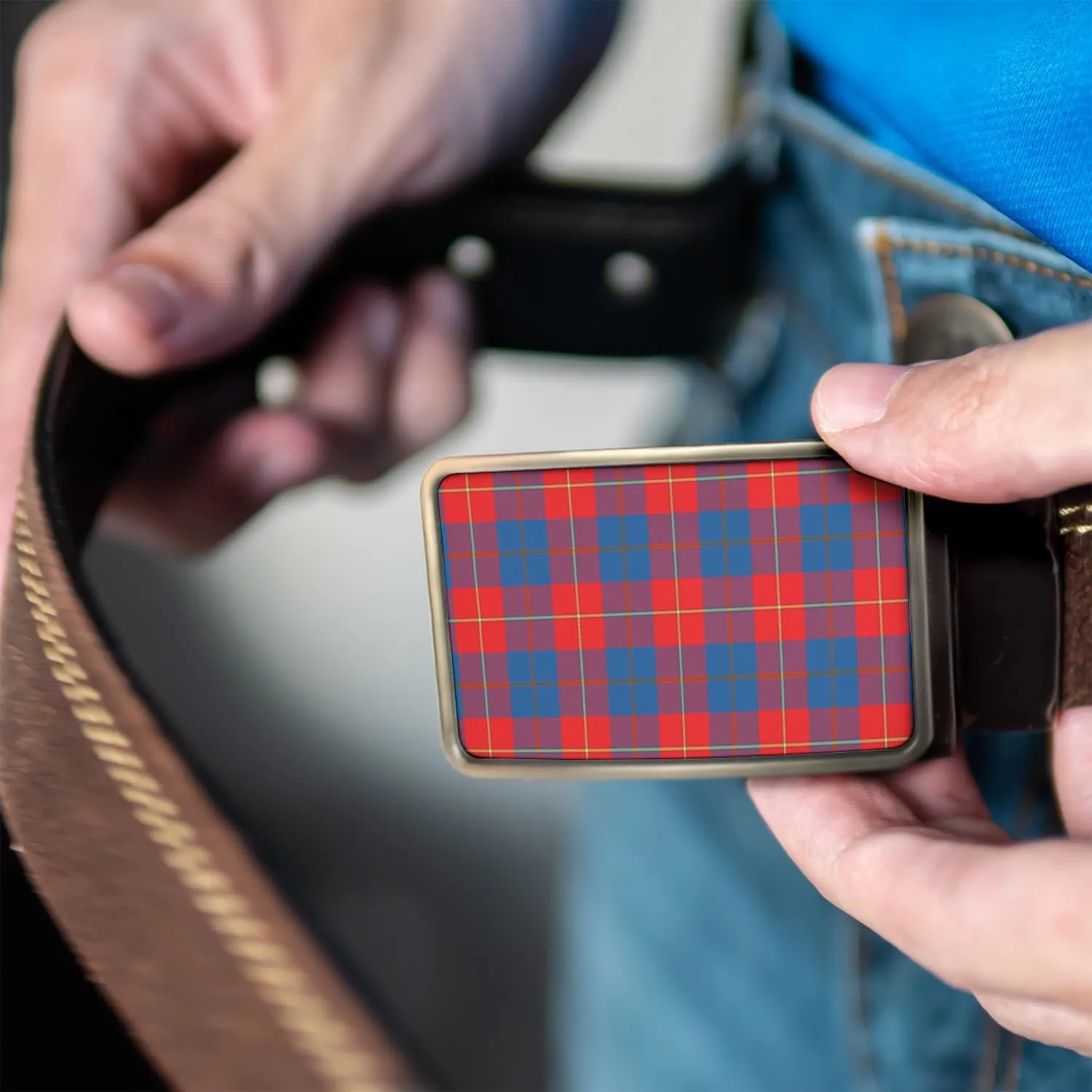 Blane Tartan Belt Buckles