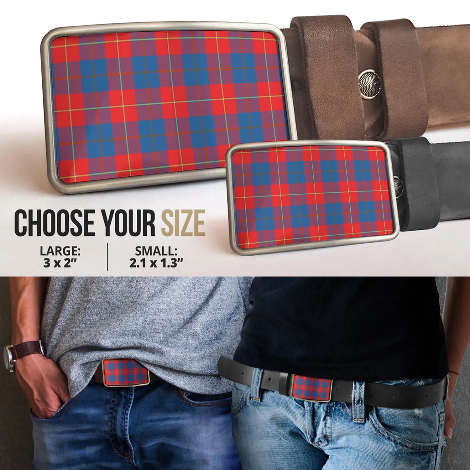 Blane Tartan Belt Buckles