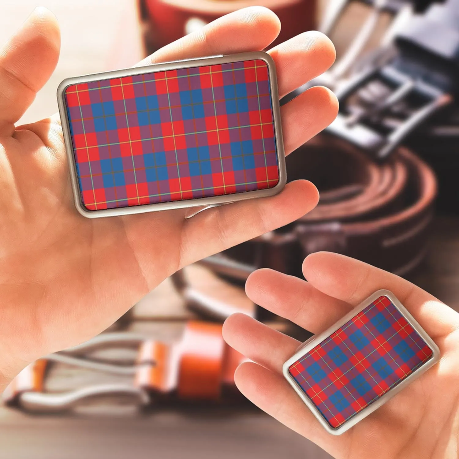 Blane Tartan Belt Buckles