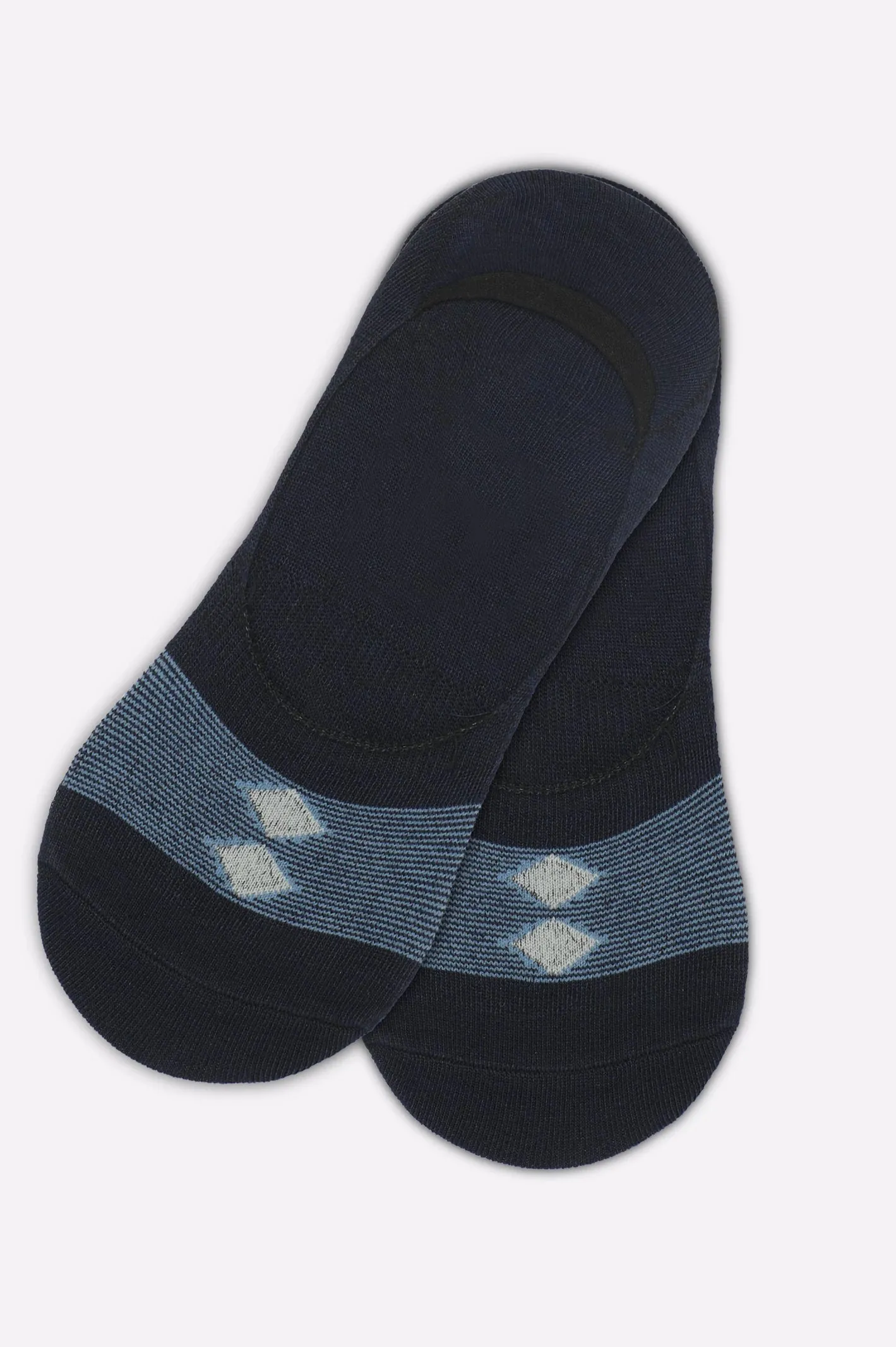 Blue Hidden Socks