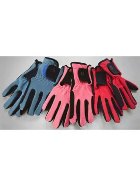 Children's Two Tone Everyday Riding Gloves