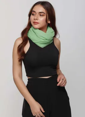 Classic Plain Scarf-Green-STD