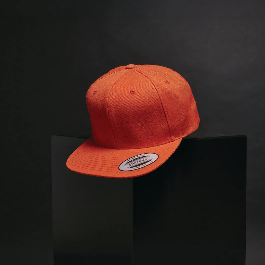 Classic Snapback Flat Visor Hat