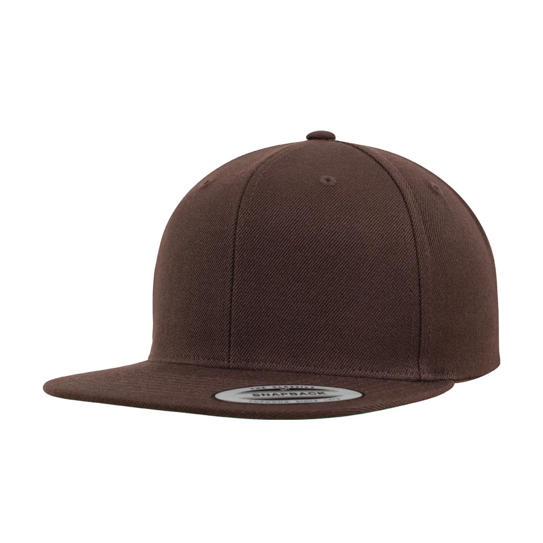 Classic Snapback Flat Visor Hat