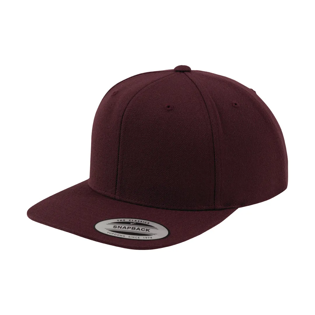 Classic Snapback Flat Visor Hat