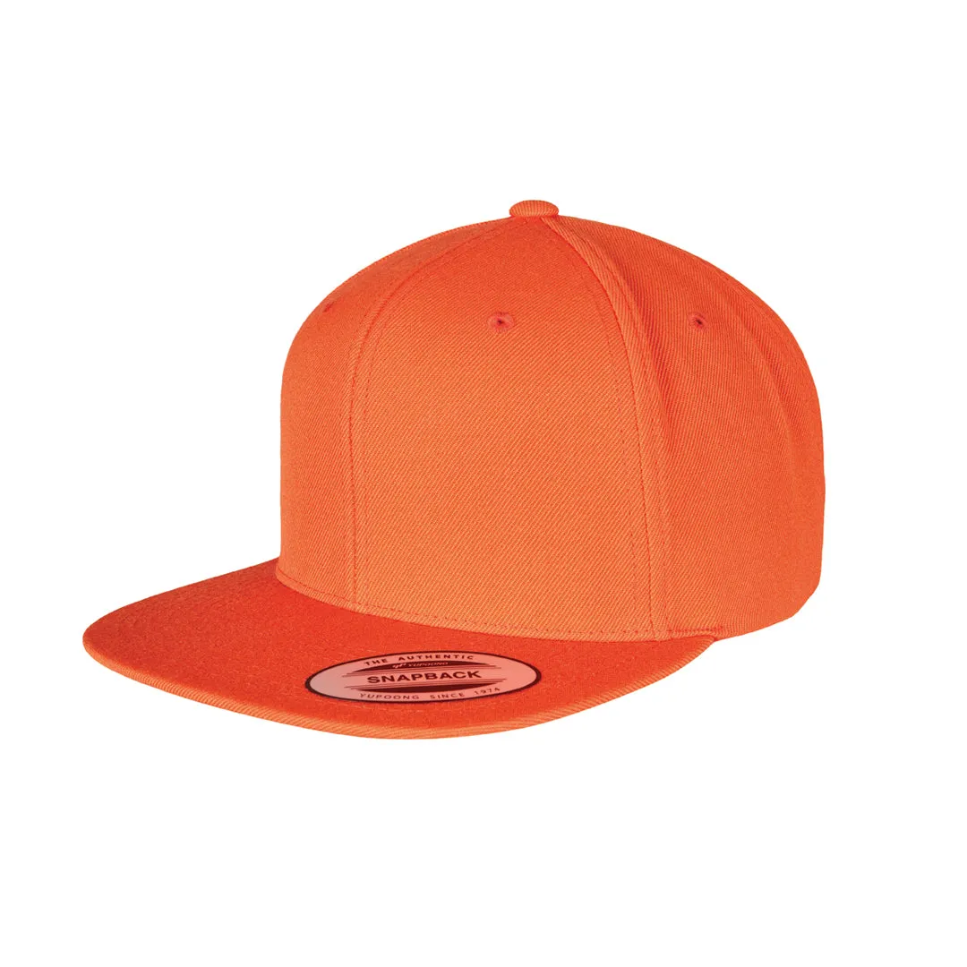 Classic Snapback Flat Visor Hat