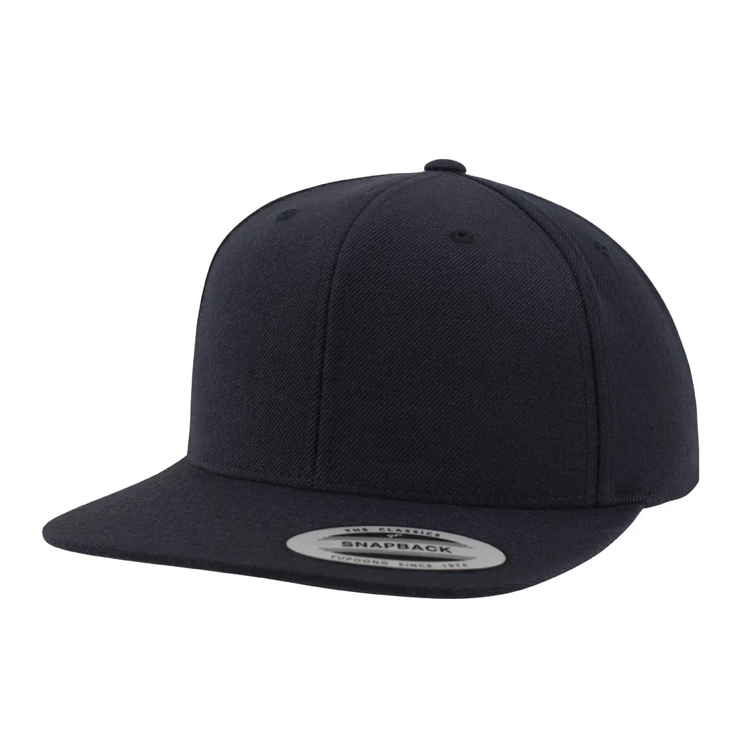 Classic Snapback Flat Visor Hat