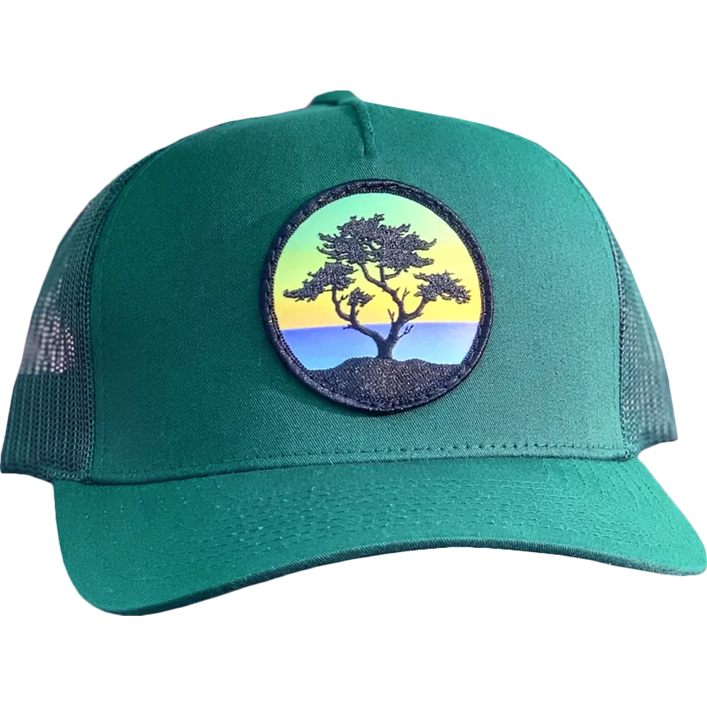 Curved Brim Trucker with Cypress Patch