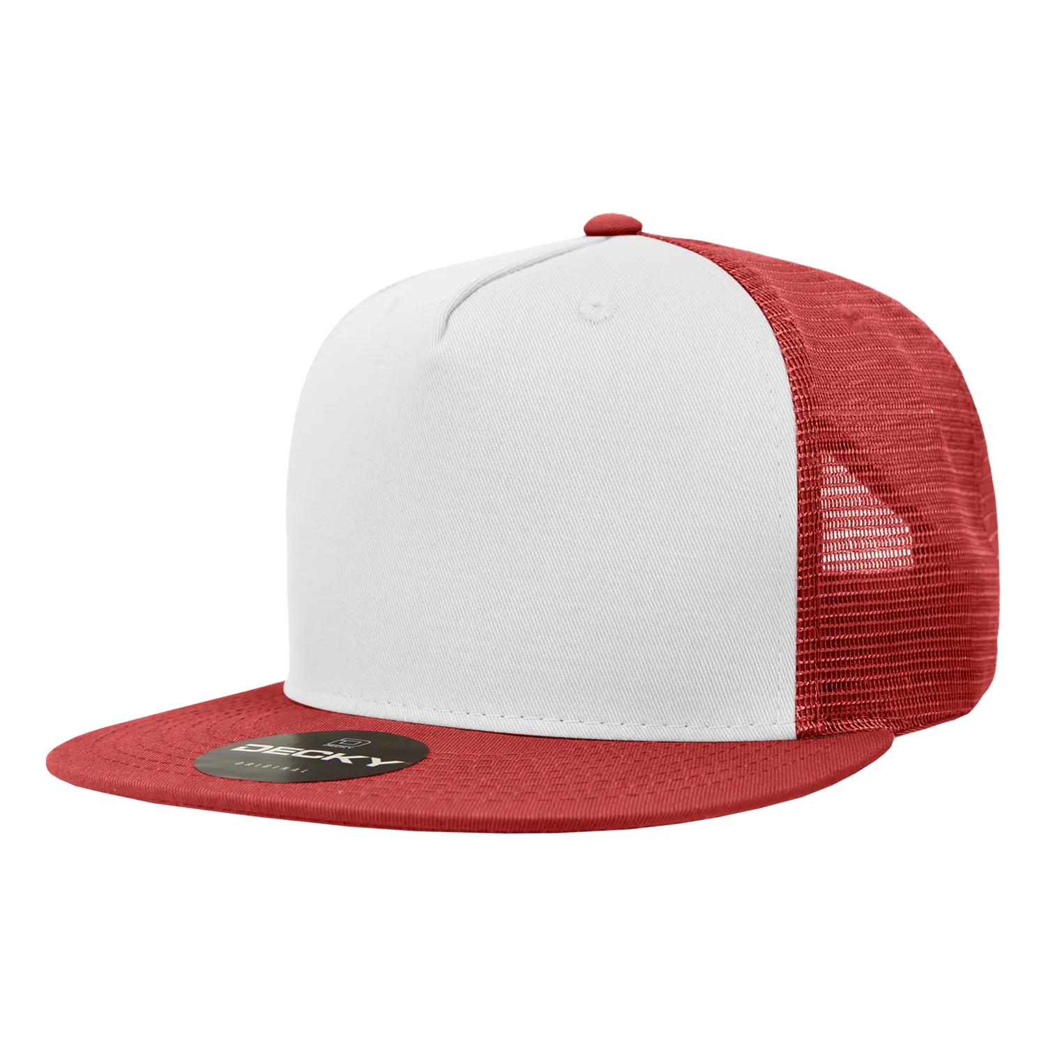 Decky 1040 Blank 5 Panel Trucker Snapback Hat - PALLET Pricing