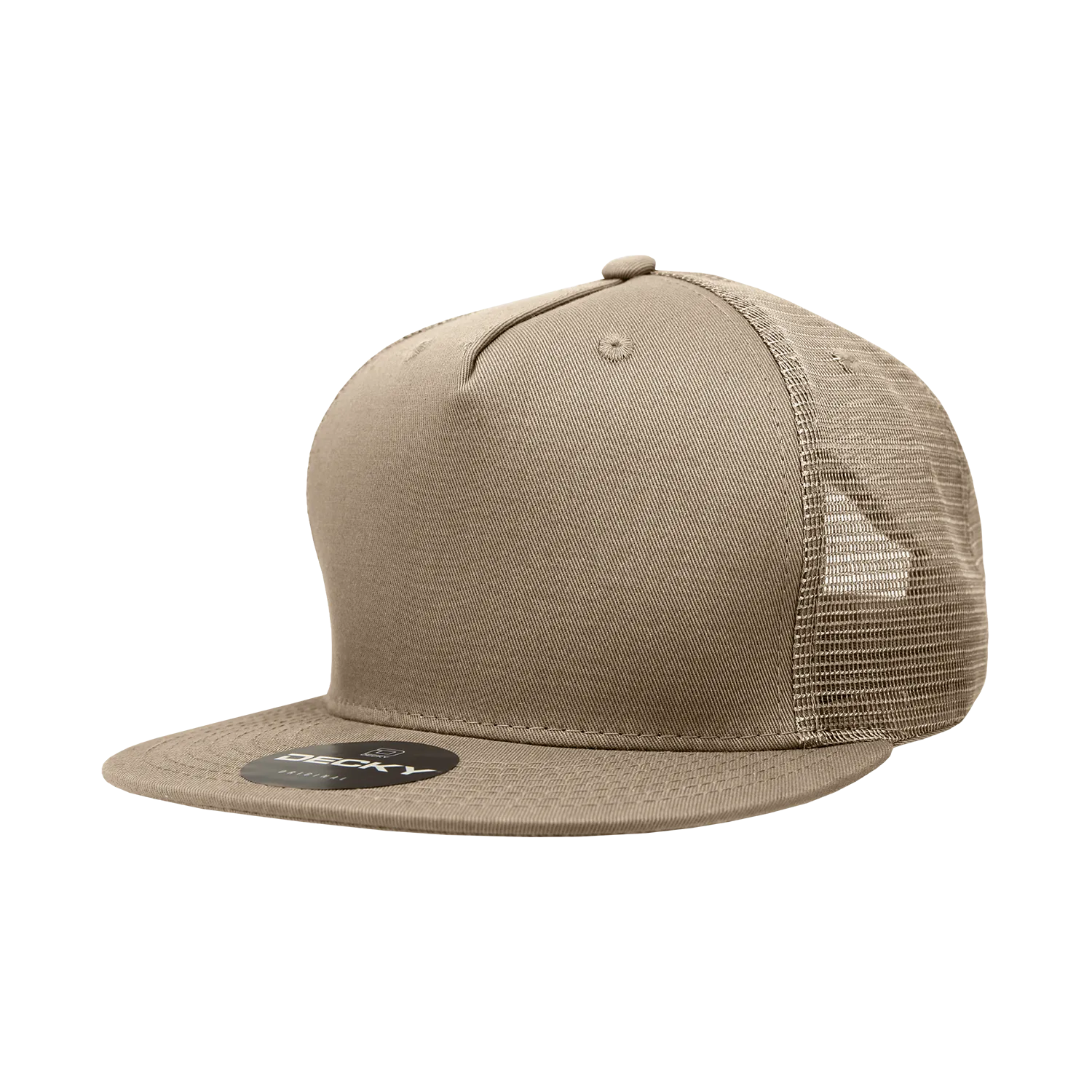 Decky 1040 Blank 5 Panel Trucker Snapback Hat - PALLET Pricing