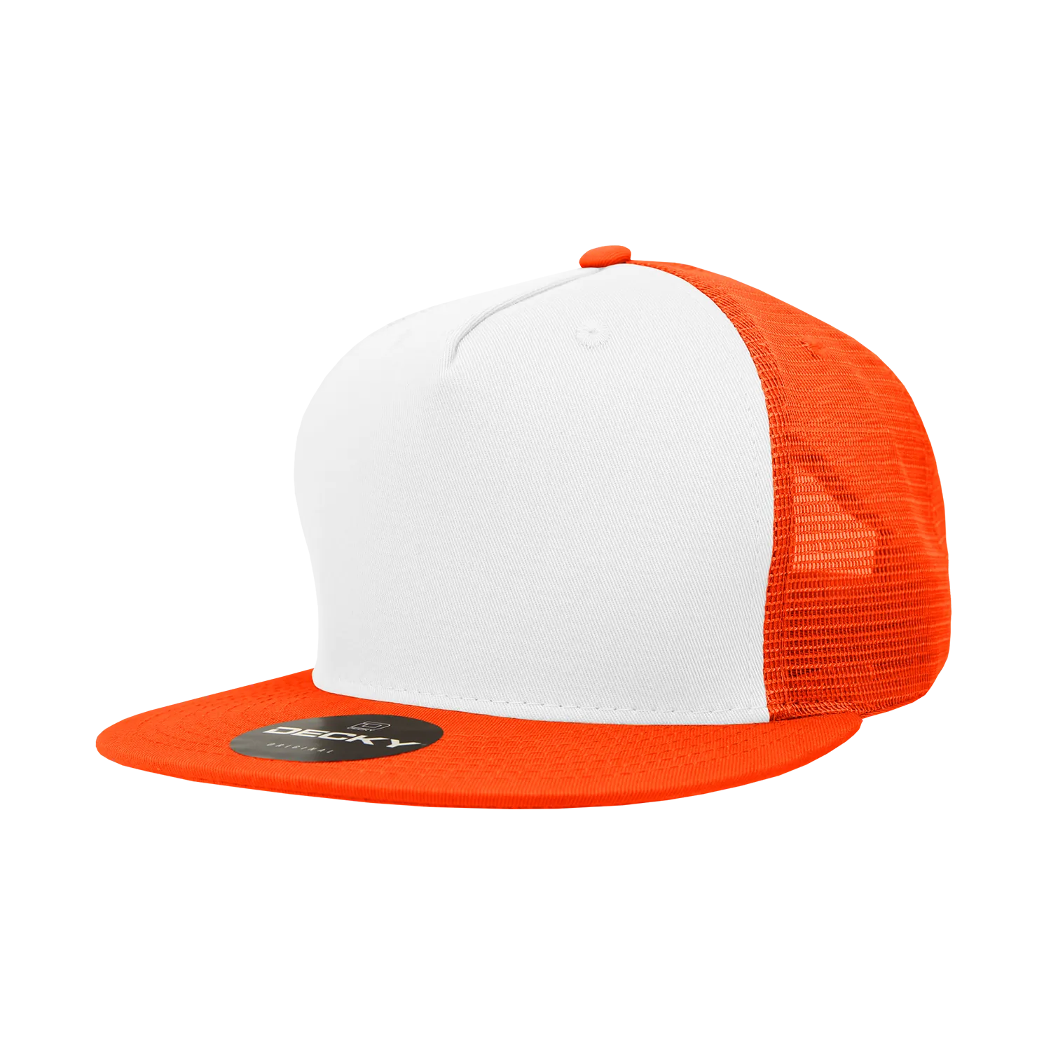 Decky 1040 Blank 5 Panel Trucker Snapback Hat - PALLET Pricing