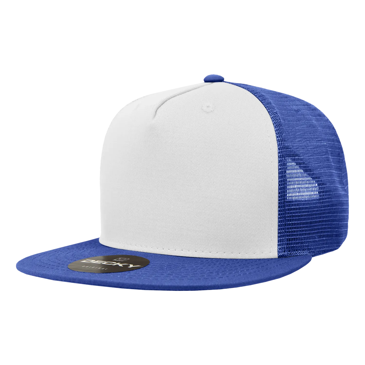 Decky 1040 Blank 5 Panel Trucker Snapback Hat - PALLET Pricing