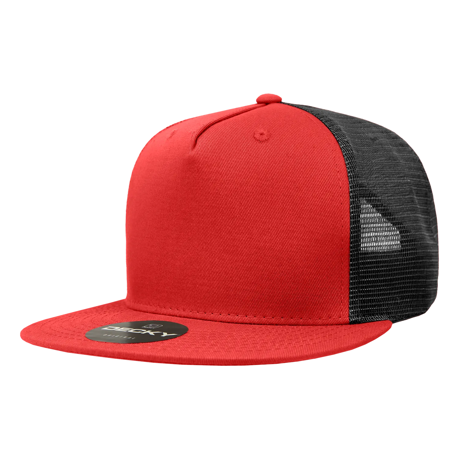 Decky 1040 Blank 5 Panel Trucker Snapback Hat - PALLET Pricing