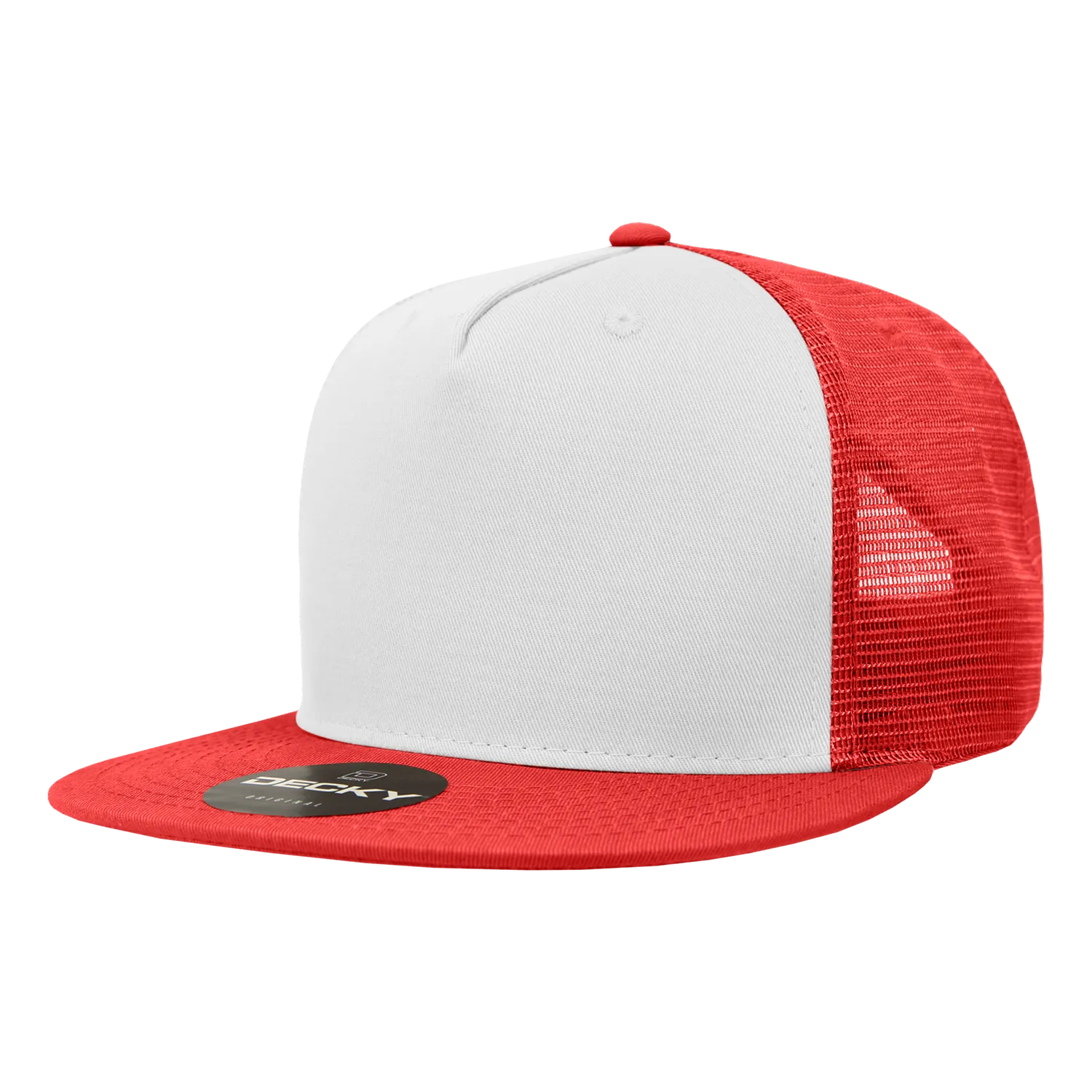 Decky 1040 Blank 5 Panel Trucker Snapback Hat - PALLET Pricing