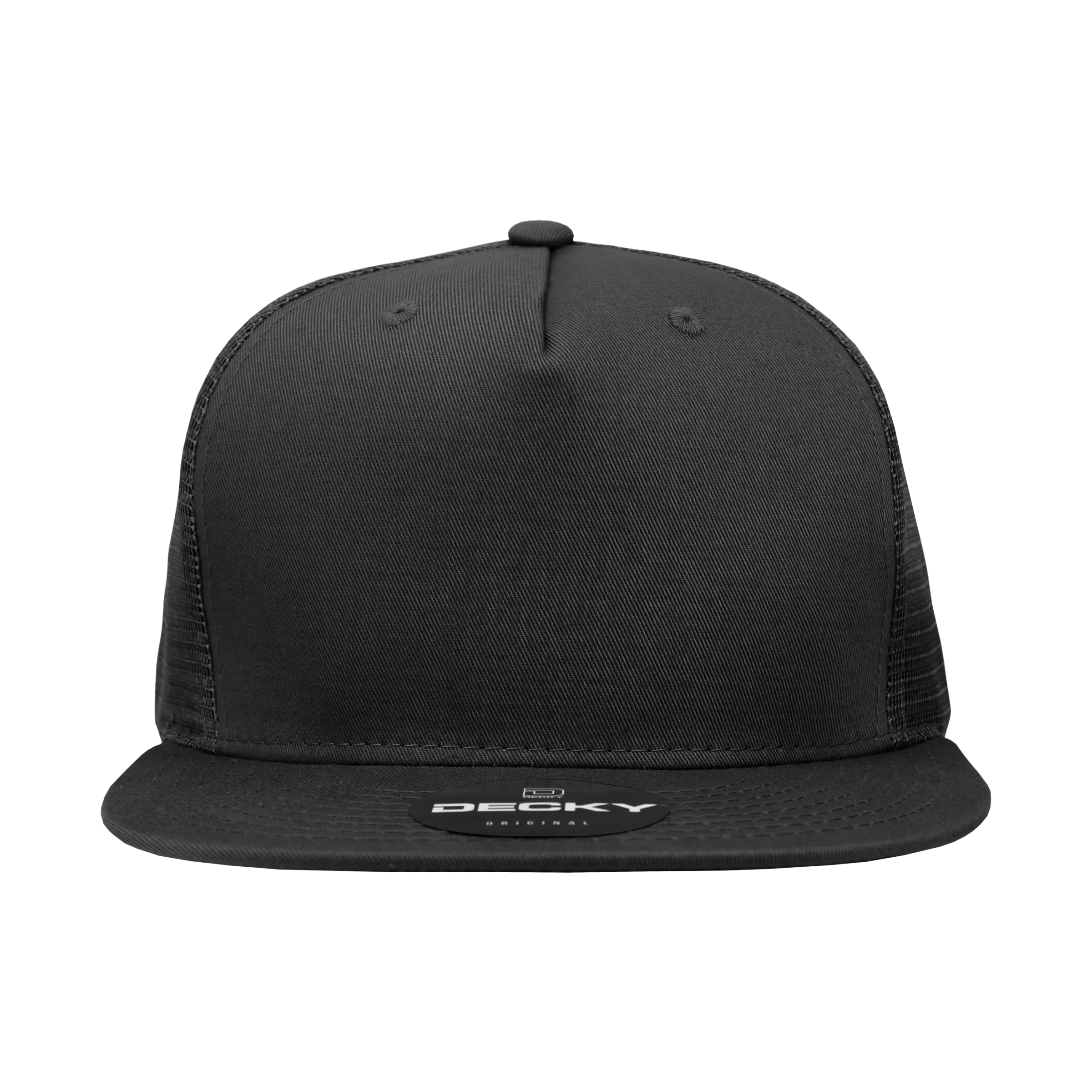 Decky 1040 Blank 5 Panel Trucker Snapback Hat - PALLET Pricing