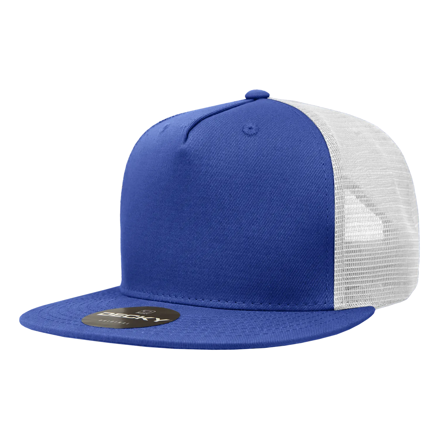 Decky 1040 Blank 5 Panel Trucker Snapback Hat - PALLET Pricing