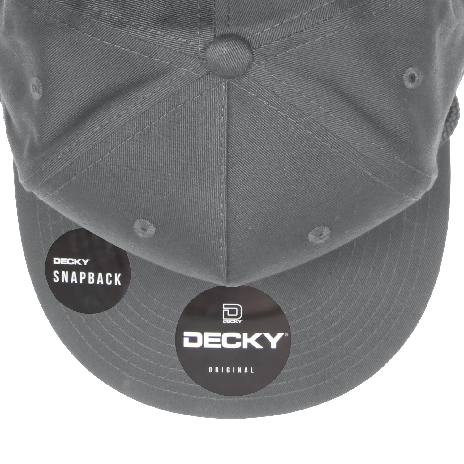 Decky 1041 Classic Flat Bill Golf Hat with Rope, Snapback - Pallet Pricing