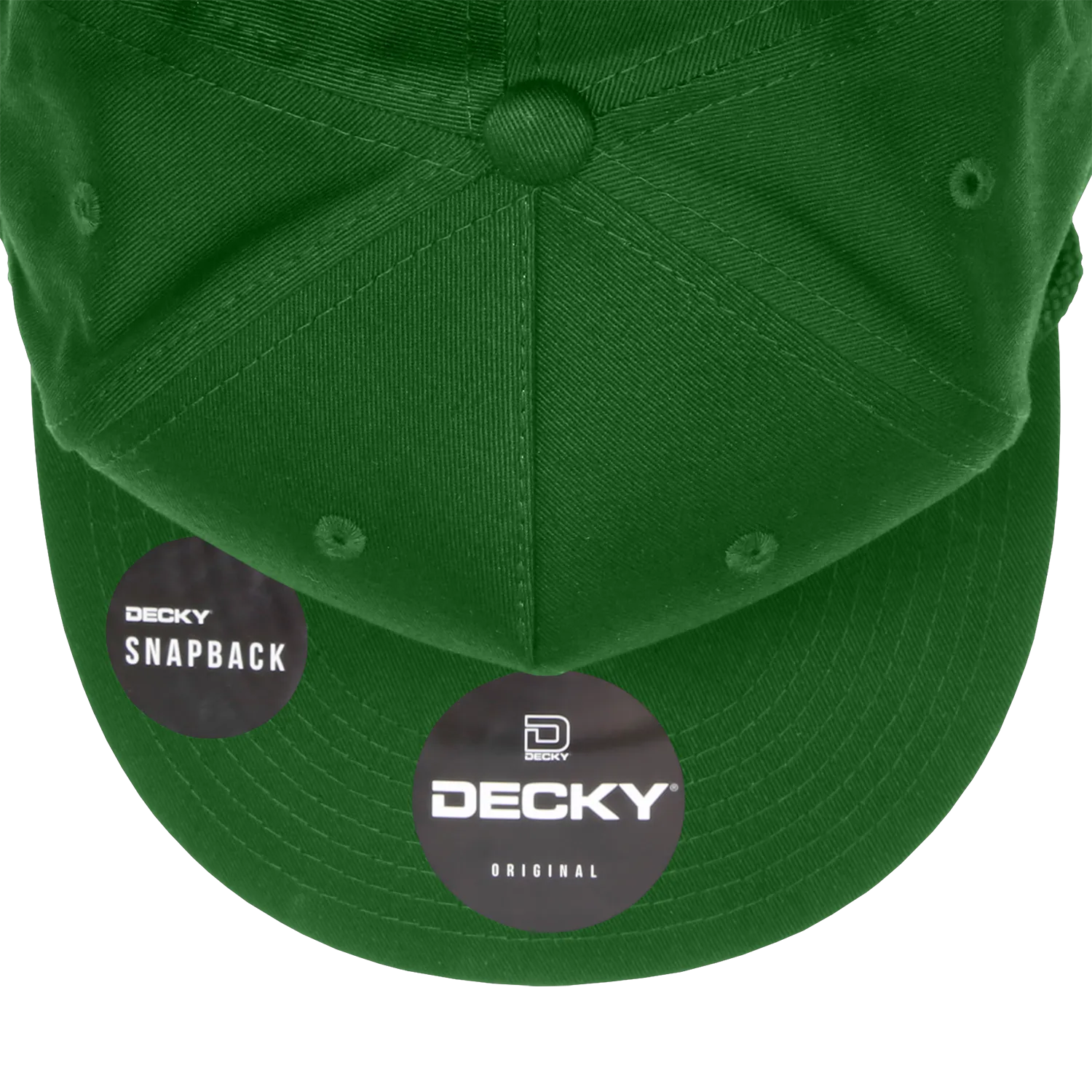 Decky 1041 Classic Flat Bill Golf Hat with Rope, Snapback