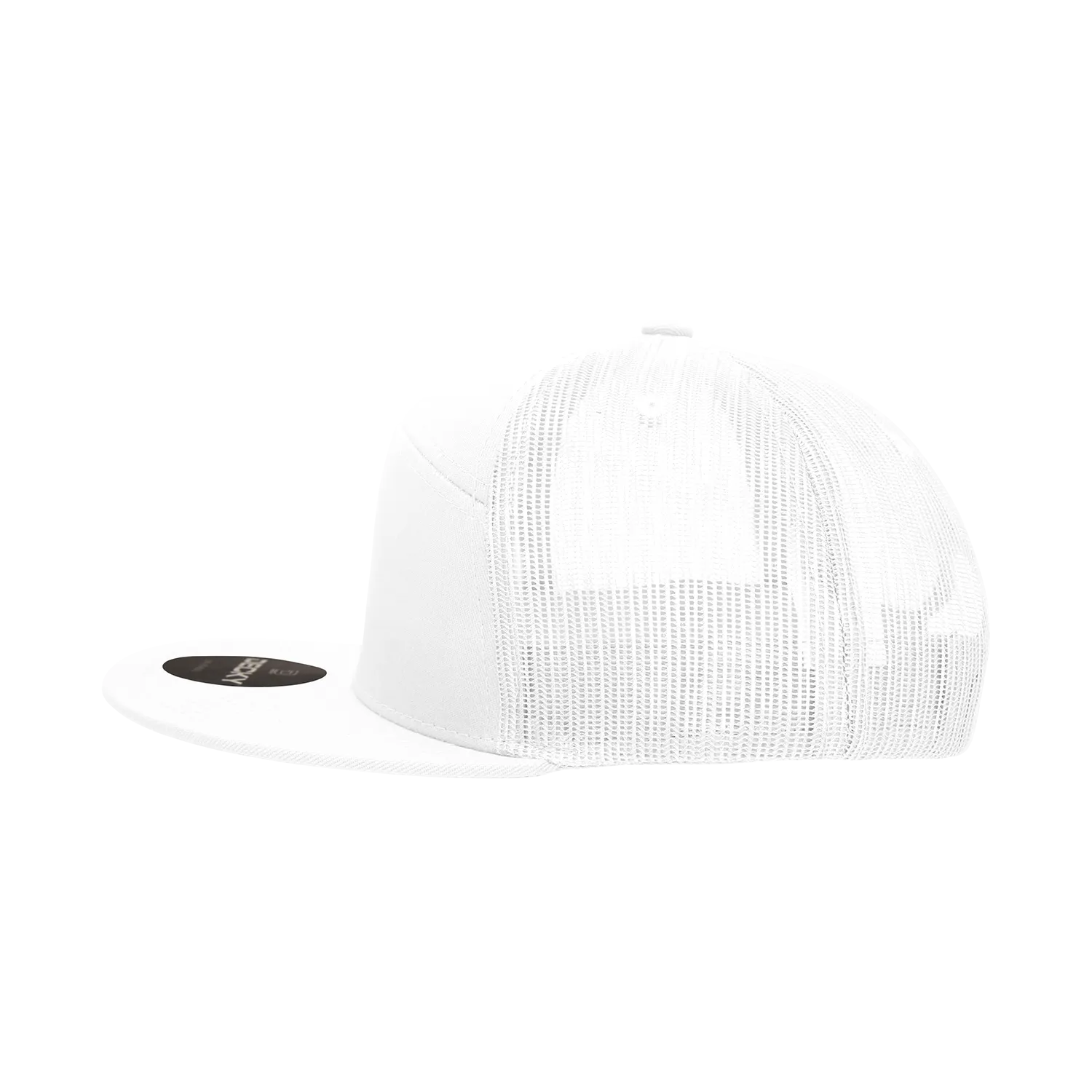 Decky 1133 7 Panel High Profile Structured Cotton Blend Trucker Hat