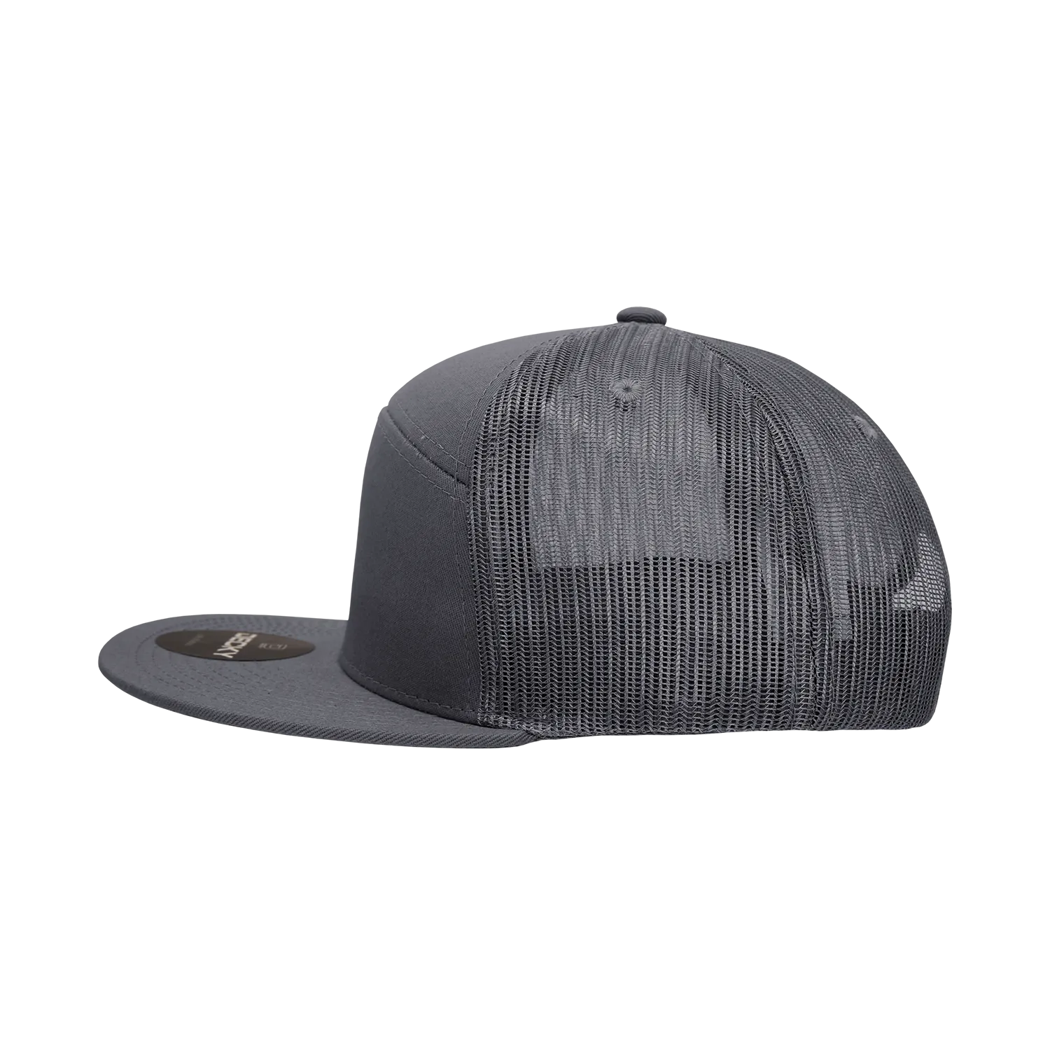 Decky 1133 7 Panel High Profile Structured Cotton Blend Trucker Hat