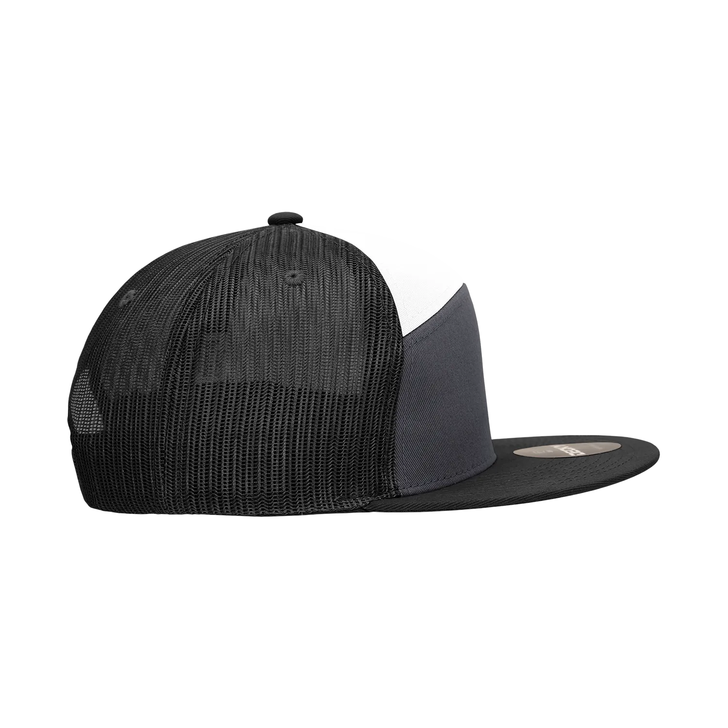 Decky 1133 7 Panel High Profile Structured Cotton Blend Trucker Hat