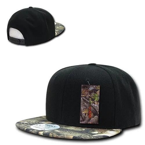 Decky 390 Hybricam Camo Bill Flatbill Snapback Hat