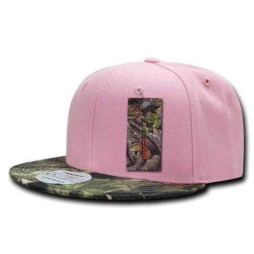 Decky 390 Hybricam Camo Bill Flatbill Snapback Hat