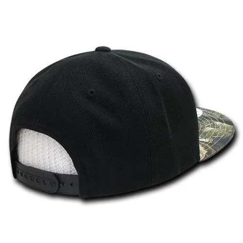 Decky 390 Hybricam Camo Bill Flatbill Snapback Hat