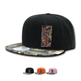 Decky 390 Hybricam Camo Bill Flatbill Snapback Hat