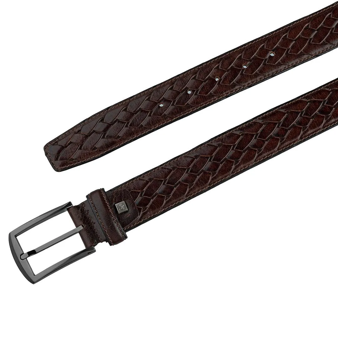 Donald Caual Belt | 100% GENUINE LEATHER | LIFETIME WARRANTY | COLOR: Brown