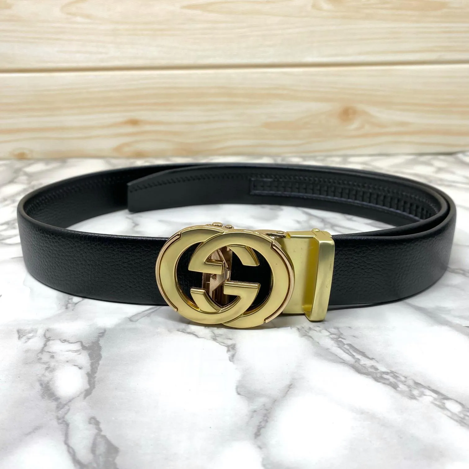 Double GG Shape High Quality Auto lock Belt For Men-JonasParamount