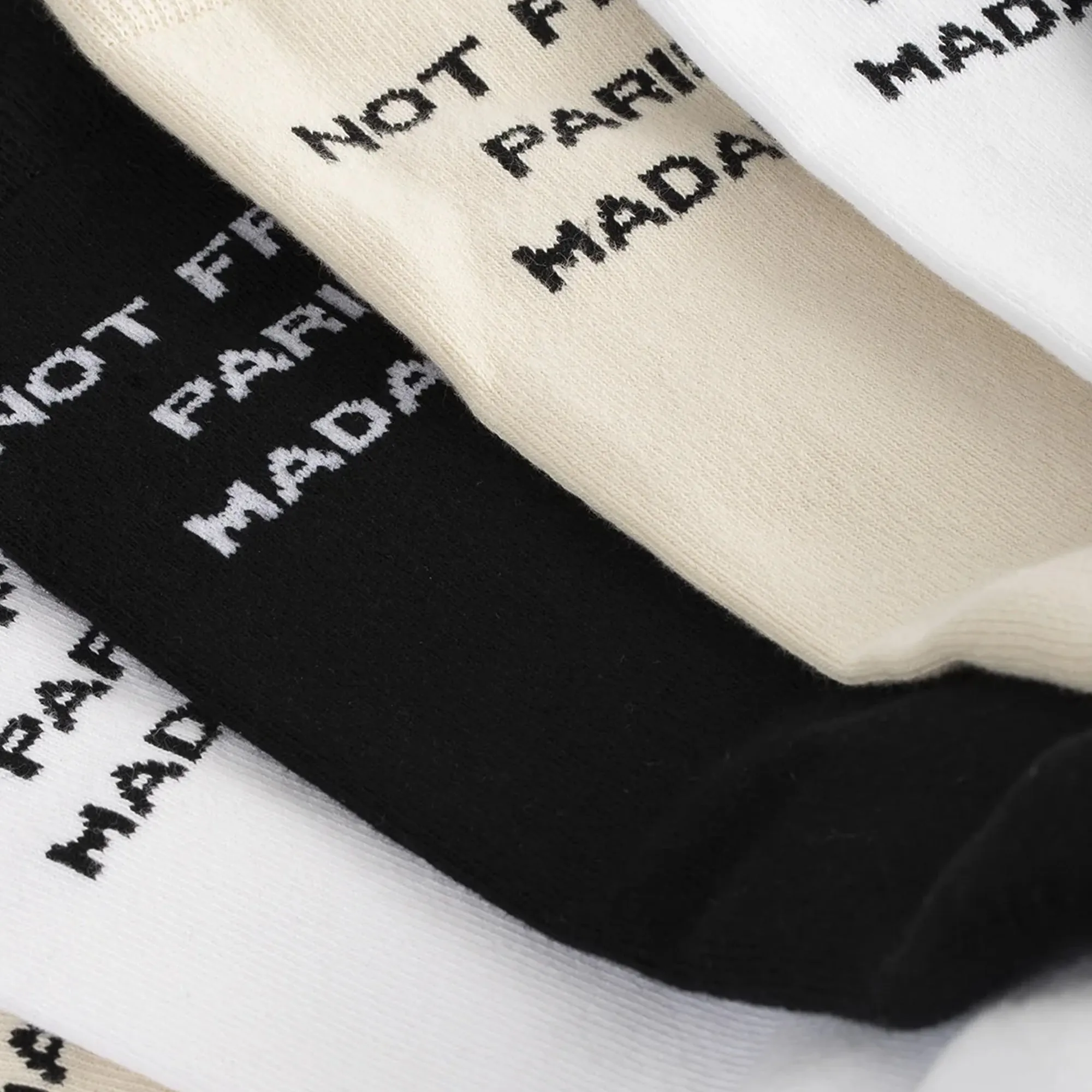 Drole De Monsieur Mens Slogan Socks