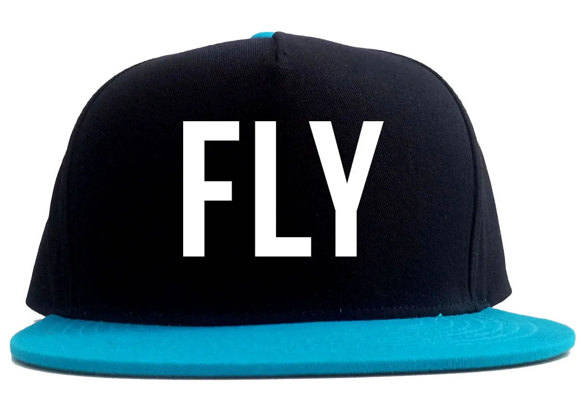 FLY Flamingo Print Summer 2 Tone Snapback Hat