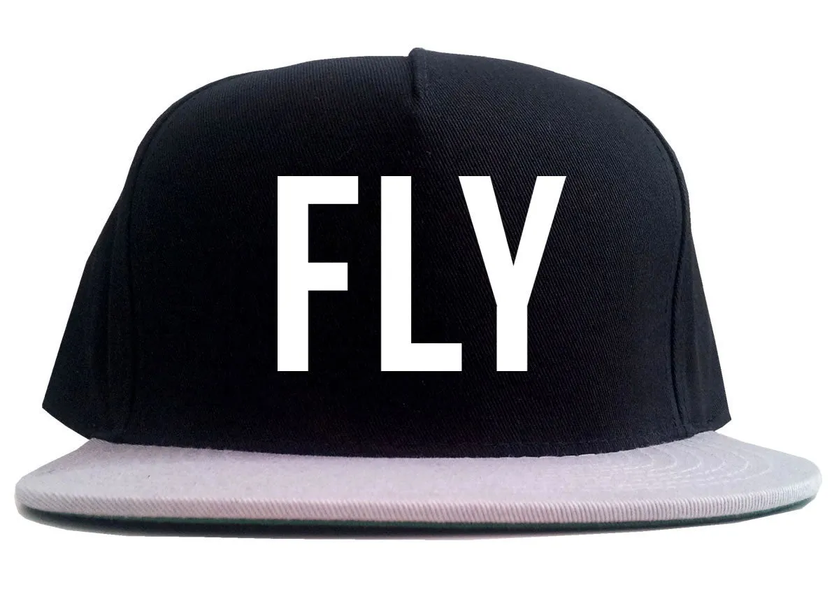 FLY Flamingo Print Summer 2 Tone Snapback Hat