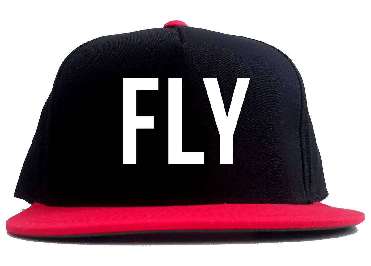 FLY Flamingo Print Summer 2 Tone Snapback Hat