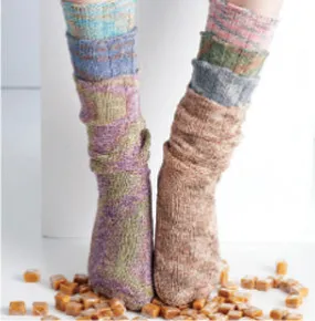 Free Spiral Tube Socks Knit Pattern