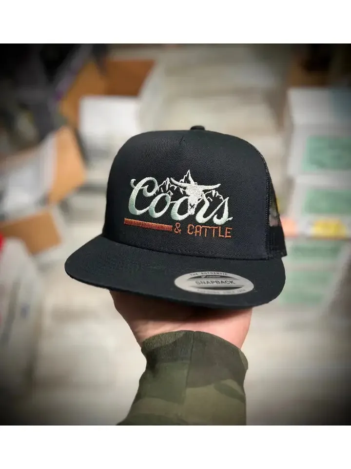 Free Spirit Coors & Cattle Embroidered Ballcap